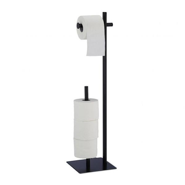 Sort toiletpapirholder
