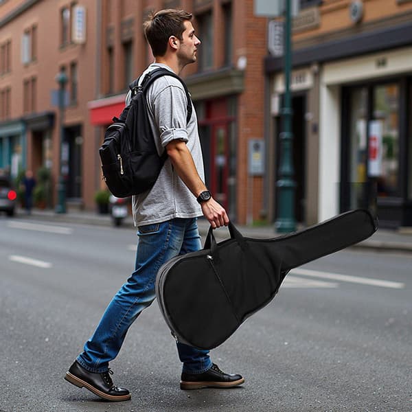 41-tums Cutaway akustisk gitarrpaket, gigbag, Sunburst