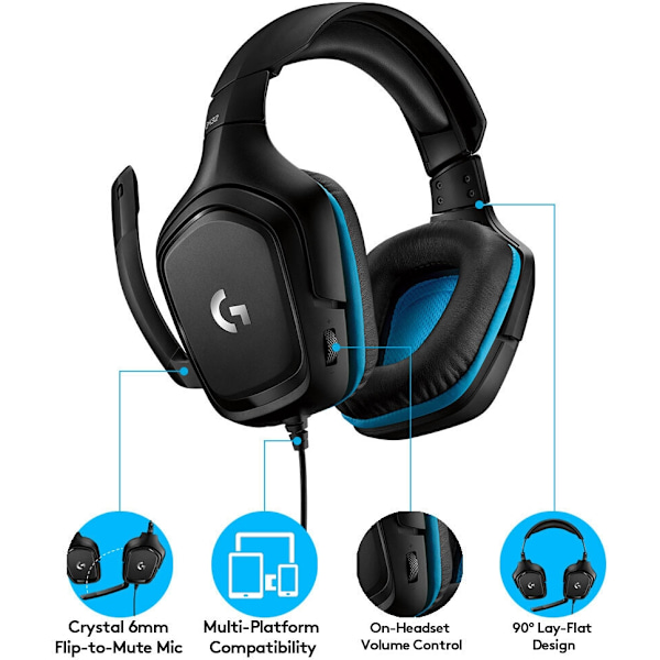 Logitech G432 - spelheadset