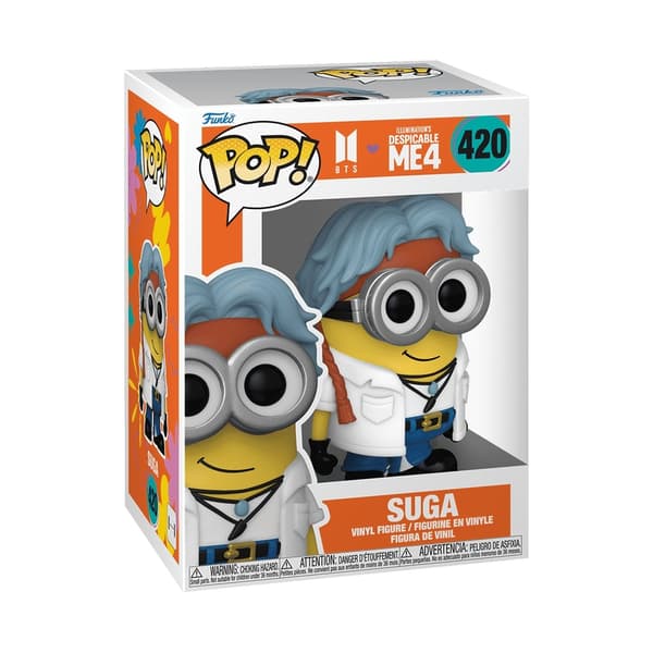 BTS x Despicable Me 4 Funko Pop! Vinylfigur - Suga