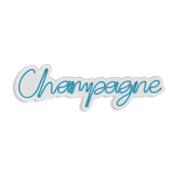 Koristeellinen muovinen Led Lighting Champagne - sininen