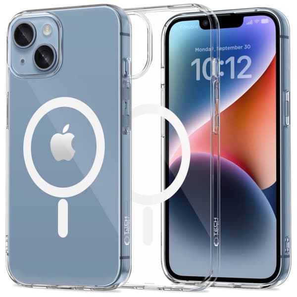 Tech-Protect Flexair Magsafe-etui til iPhone 13/14 - Gennemsigtig