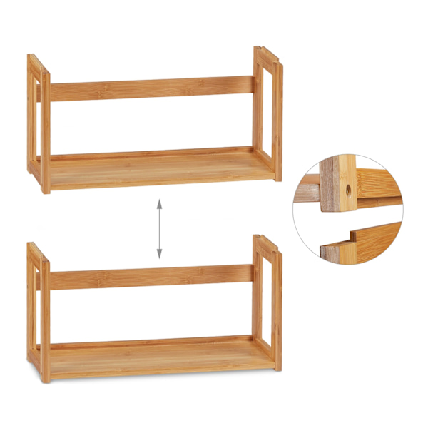 DIY stabelbar hylde i bambus