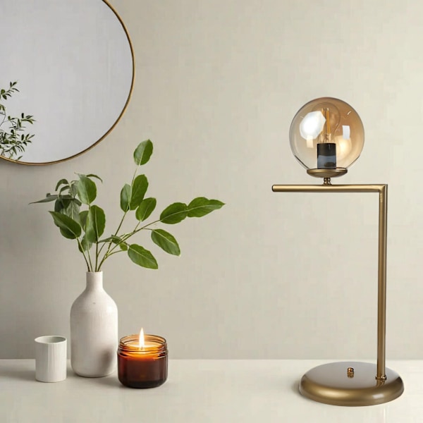 Bordlampe Araz Eskitme Bal Camlı Masa Lambası