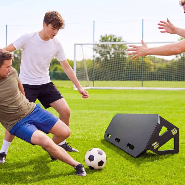 Fodboldrebounderbræt, 1000 x 300 mm, 3 vinkler