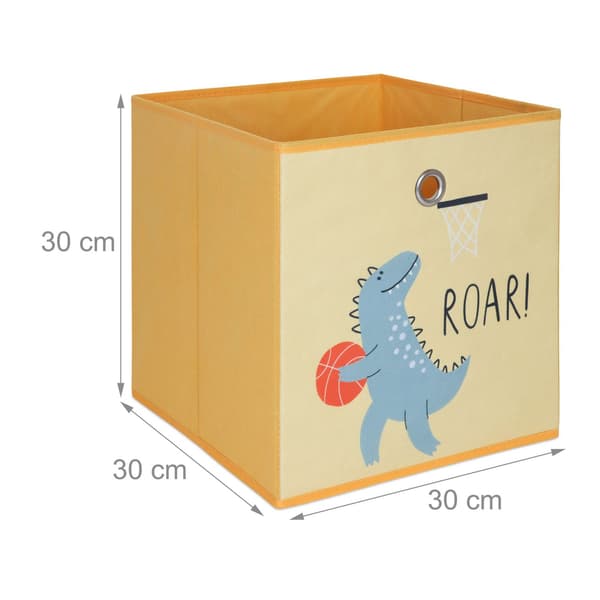 Förvaringslådor för barn, hopfällbara, 3-pack