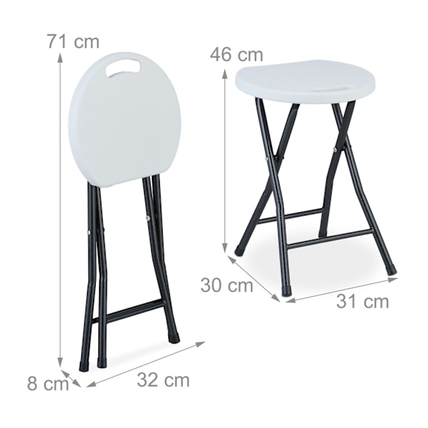 Uppfällbar pall set om 2