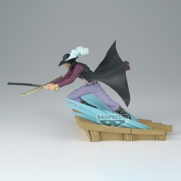 Dracule Mihawk figur, 12 cm samleobjekt, One Piece Anime