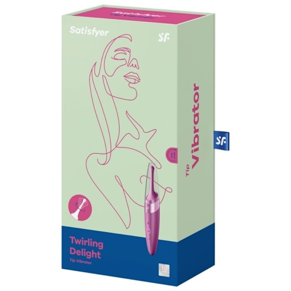 Satisfyer - Twirling Delight Clit Tip Vibrator Lilla