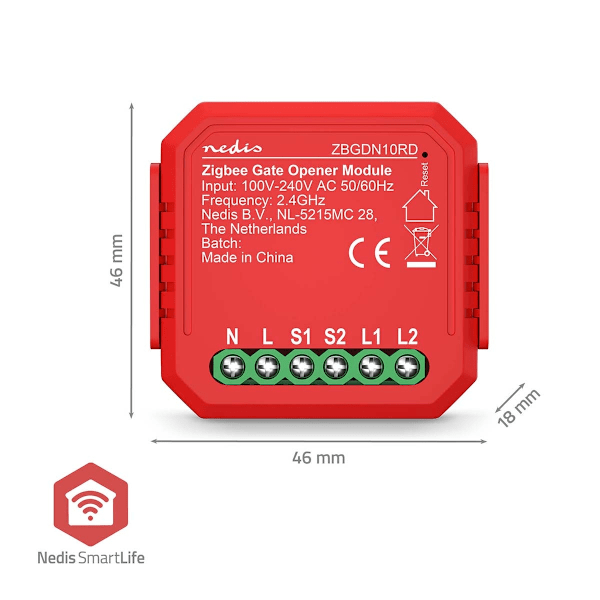 SmartLife Power Switch | Zigbee 3.0 | 2,5 W | Terminalforbindelse | App tilgængelig til: Android™ / IOS