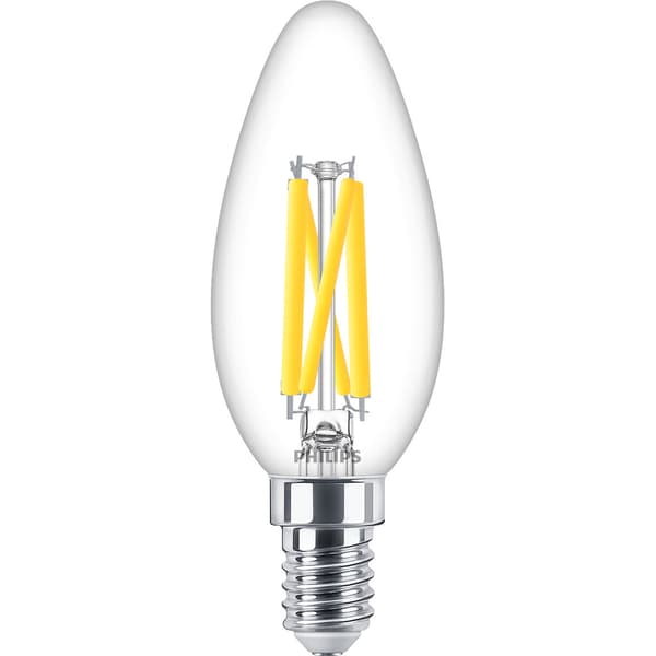 LED E14 Crown 3,4W (40W) Clear Dim WarmGlow 470