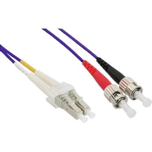 InLine LC-ST, multimode 50/125µm fiberoptisk kabel, längd 2 m