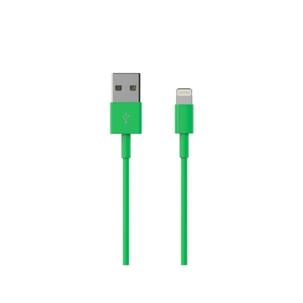 Sinox Lightning-kabel. 2m. Grön