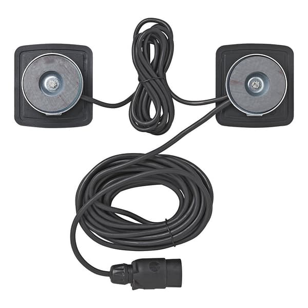 Släpbelysning LED med magneter 7,5+2,5M kabel