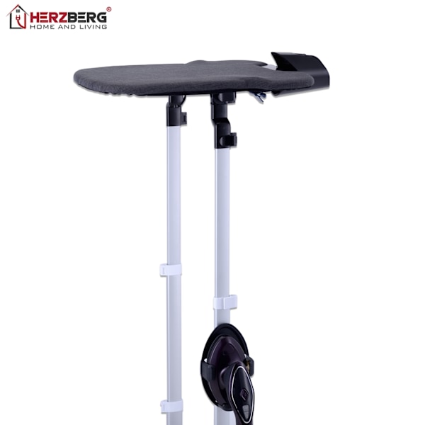 Herzberg HG-8058: Avanceret beklædningsdamper med strygestation