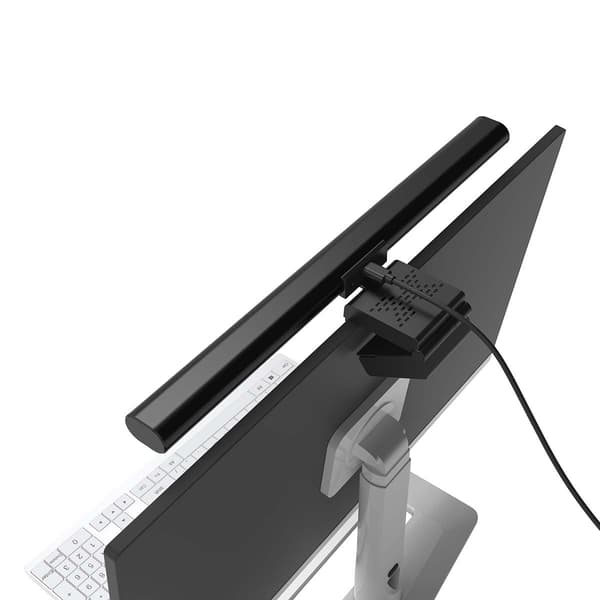 Monitorljusfält | 40 cm | Dimbar | LED | Pekkontroll | ABS/aluminium
