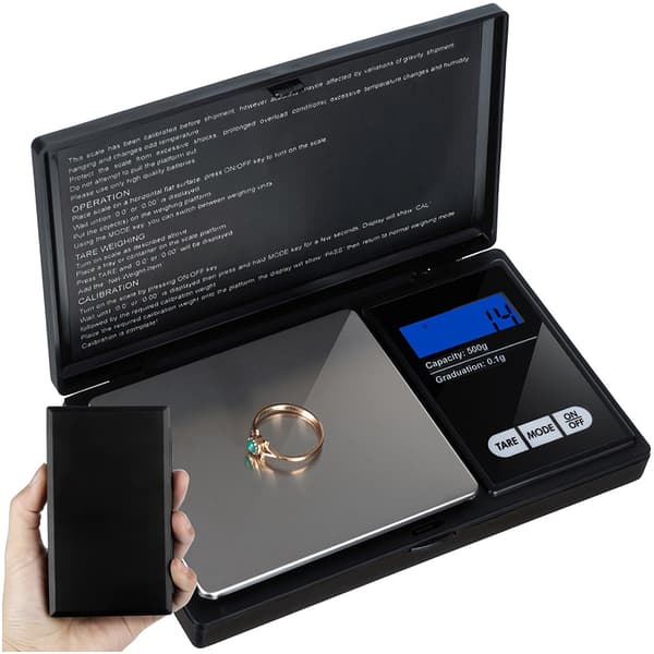 Taskuvaaka 500 x 0,1 g läpällä 23573