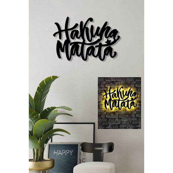 Dekorativ ledbelysning Hakuna Matata - Gul