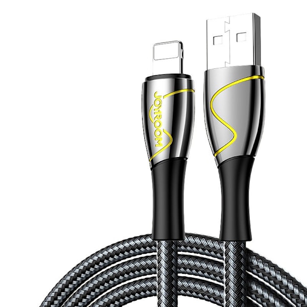 Mermaid series iPhone USB - Lightning kabel 2.4A 2m svart