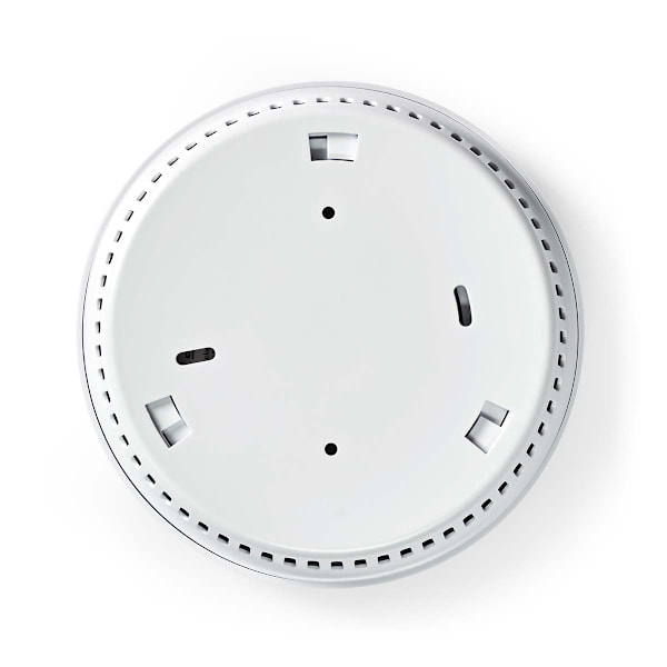 Rök & kolmonoxid Alarm | Batteridriven | Batterilängd upp till: 10 år | EN 14604 | Med testknapp | 85 dB | ABS | Vit