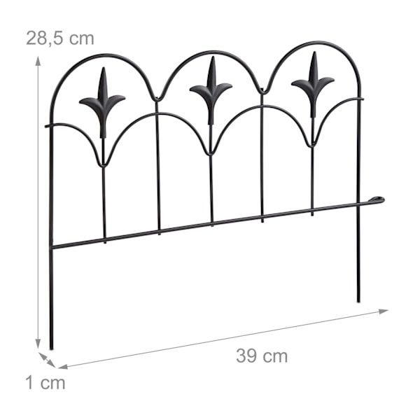 Rabattstaket 4 paneler