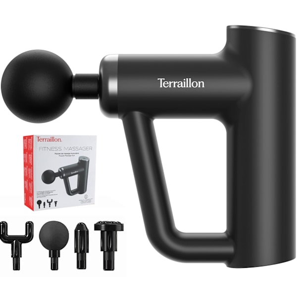 Hierontapistooli Fitness Massager 4 -tarvikkeet ja USB-C