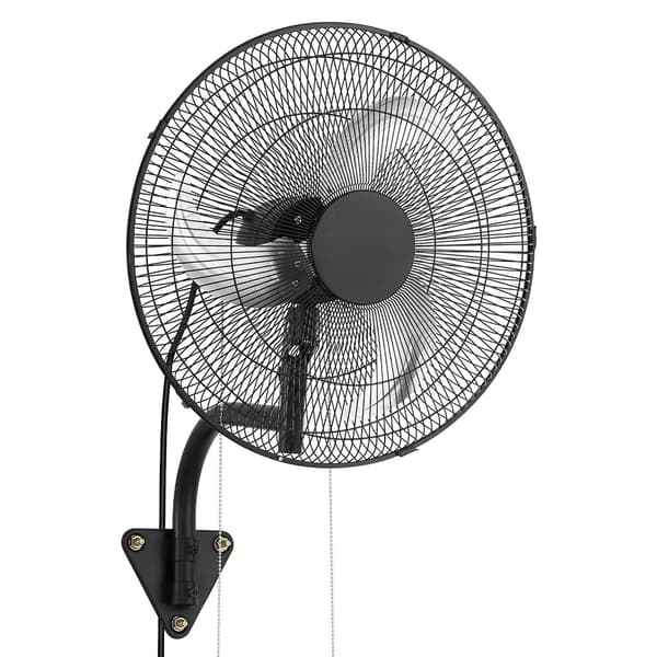Vægmonteret ventilator 18 tommer, oscillerende, 3 hastigheder, 2500 CFM
