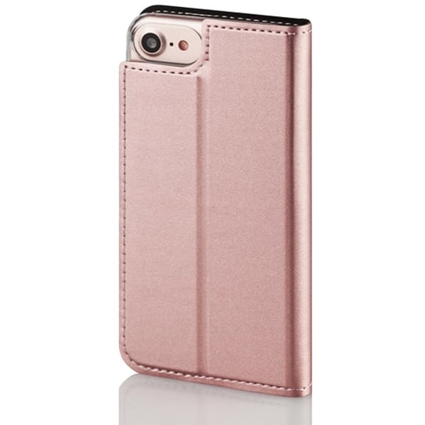 Wave BookCase skyddsfodral, iPhone 6 / 6s / 7 / 8 / SE, roséguld