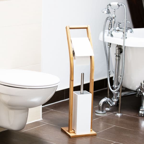 Toilet sæt bambus