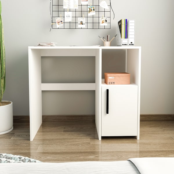 Study Desk Kuzey - Hvid