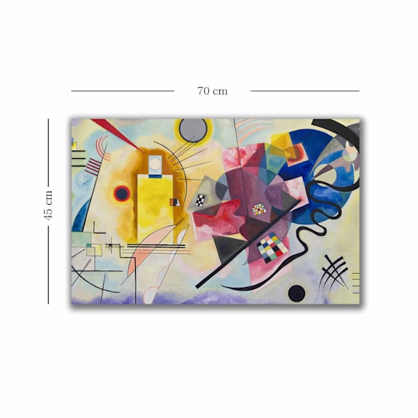 Dekorativ canvasmålning 4570KANDINSKY028