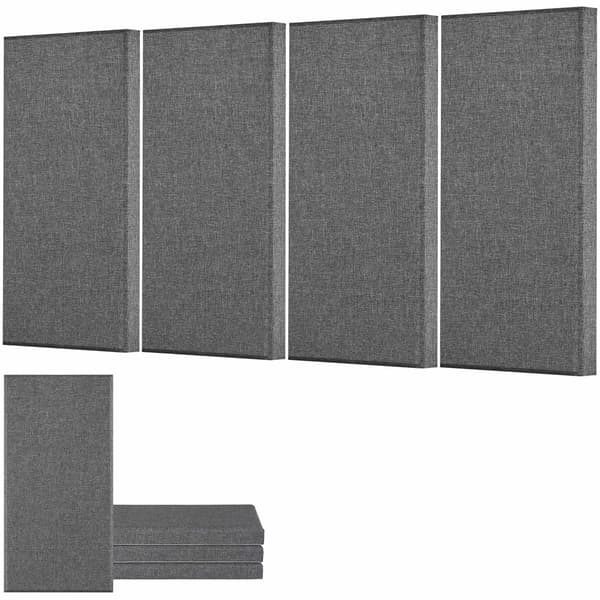 Akustiska paneler, glasfiber, självhäftande, 5 cm, 4-pack