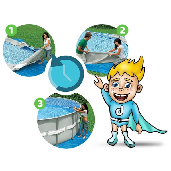 Ramme havepool 366 x 76 cm 9 i 1 Bestway 56416