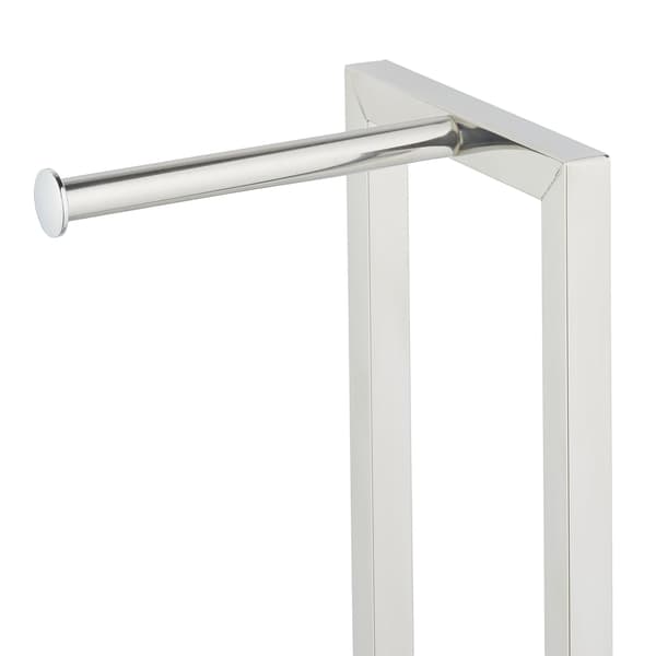 Fristående WC-set i stål & glas