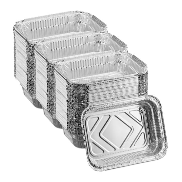 Grillbricka i aluminium, set om 150 st