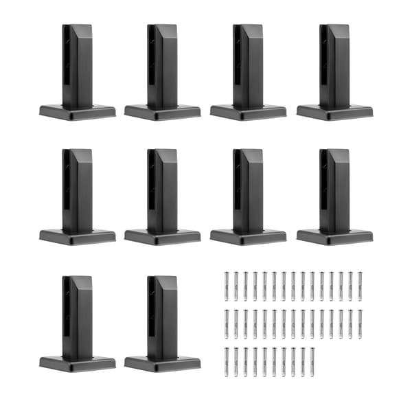 Klämmor för glasräcken, 10-pack, 304 stål, 8–12 mm