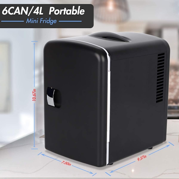 Mini-kyl/värmeskåp 4Liter 220V + 12V adapter