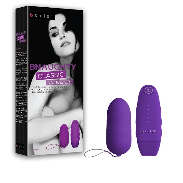 B Swish - Bnaughty Unleashed klassisk rosa fjärrkontroll