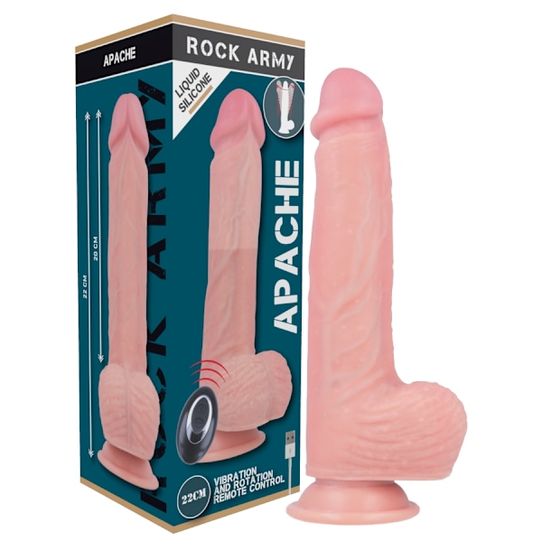 Rockarmy - Liquid Silicone Vibrator Premium Apache-fjärrkontroll 20,5 Cm -O- 4,62 Cm