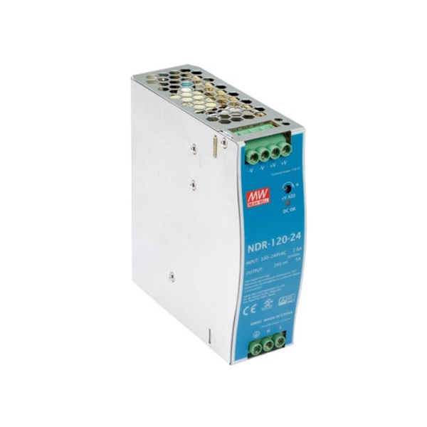 120 W Single Output Industrial Din Rail Strømforsyning 24 V 5 A