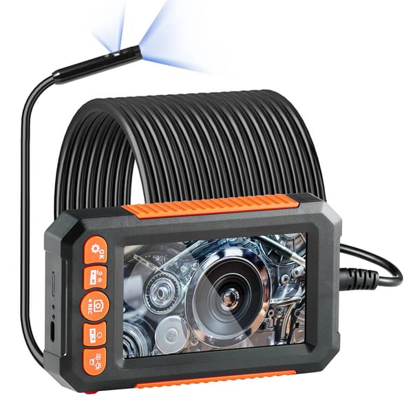 Endoskopkamera med dubbla linser, 14 meter kabel, 11,3 cm IPS