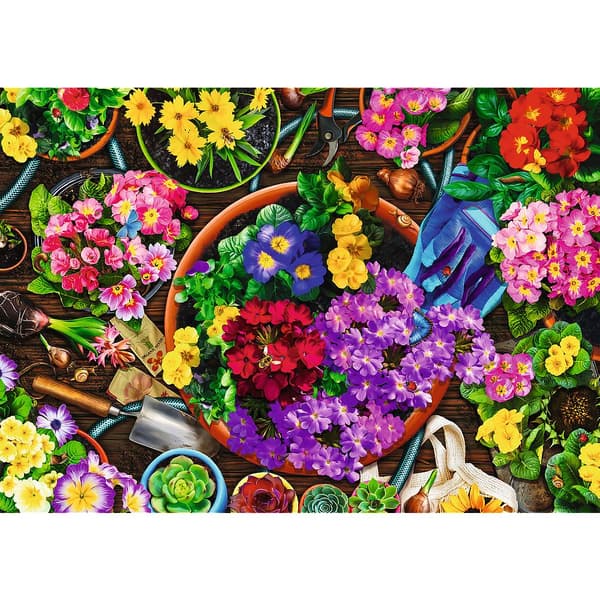 Trädgårdspussel – 2 x 500 bitar, 48 x 34 cm