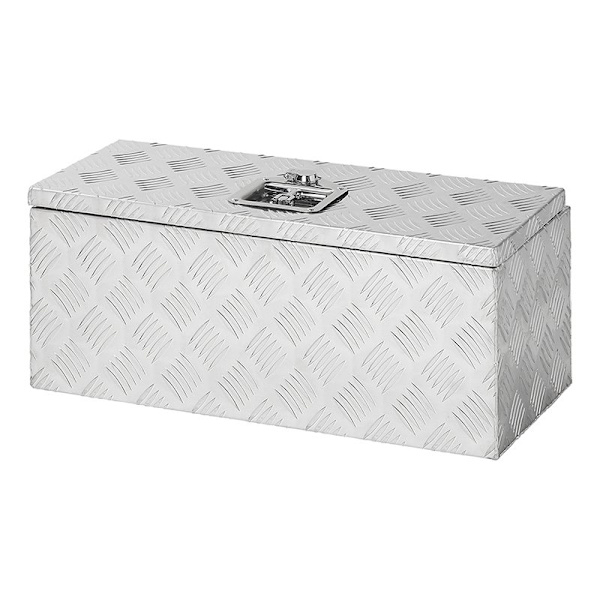 Työkalulaatikko alumiinia perävaunun kylkeen 600 x 250 x 250 mm