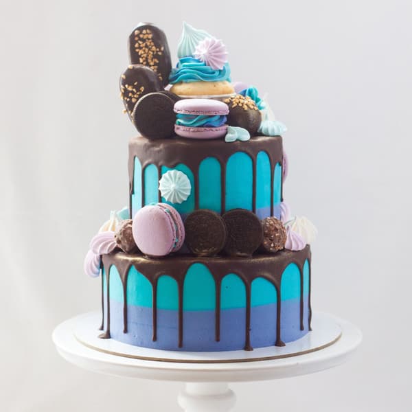 Springformsæt, 5 dele, non-stick, varmebestandig