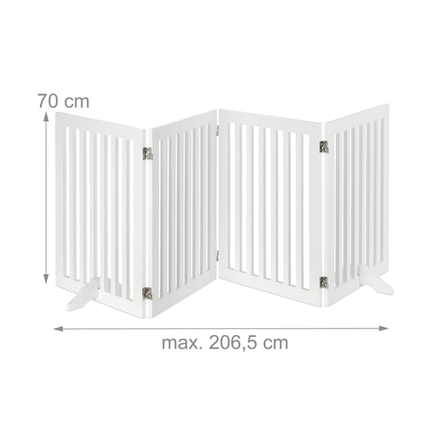 Børneport i træ 70 cm
