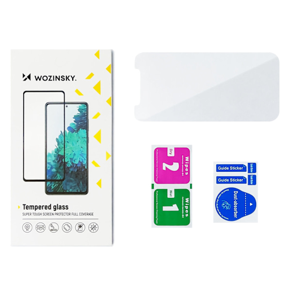 9H karkaistu lasi Motorola Moto G54:n koko näytölle