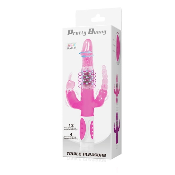 Baile - Pretty Bunny Triple Vibrator Rotator