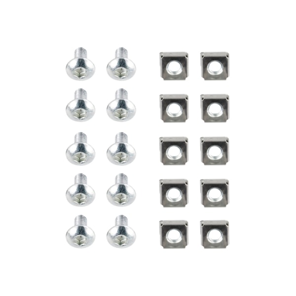 Deltaco 19-M612, Skruvsats, M6, 10 styck