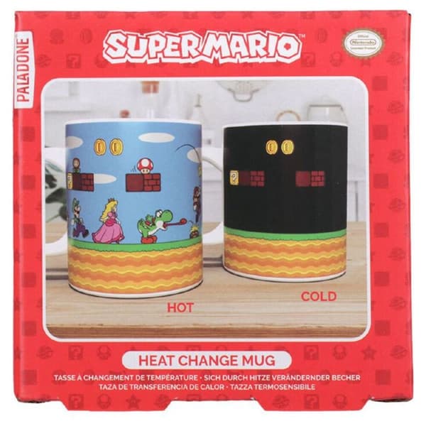 Super Mario Level lämpöä vaihtava muki 300ml