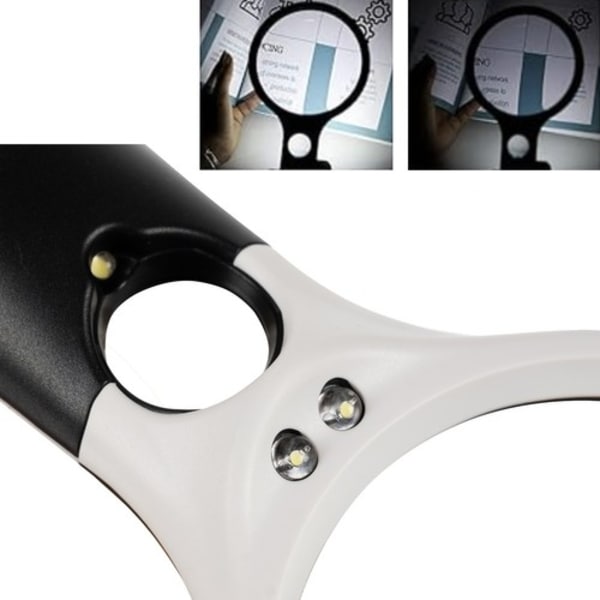Izoxis 22670 LED-belyst lup